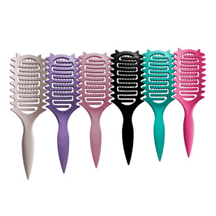Amazon Hollow Dual-Use Dry and Wet Hair Smoothing Fluffy Comb Hair Massage Wholesale