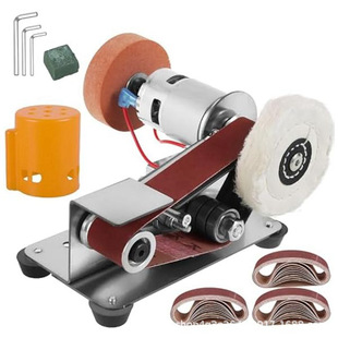 Knife Grinding Artifact Small Knife Grinding Machine Multifunctional Mini Abrasive Belt Machine Miniature Fixed Angle Grinding Machine DIY Desktop Household