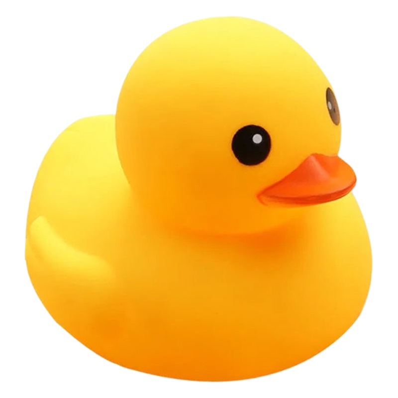 Wholesale small yellow duck children's bath toys children's baby water pinch call vinyl swimming small duck toys
