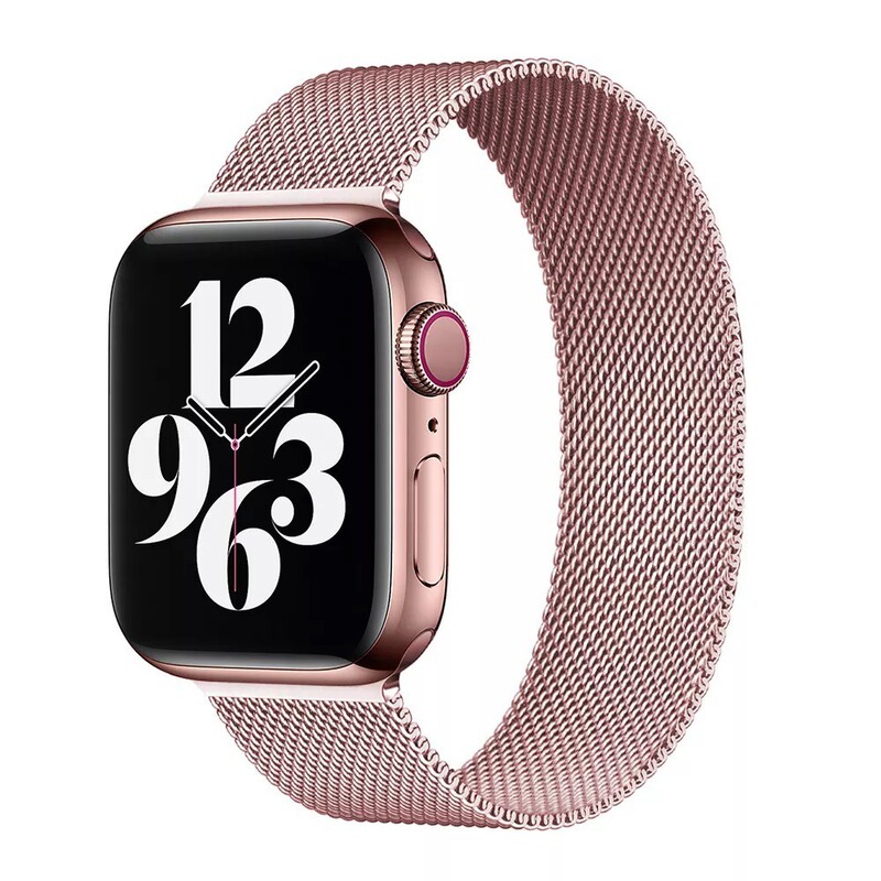 Apple S10 時計ストラップミラネーゼ applewatch9/8/7 メタル時計ストラップ磁気超 2 スチールストラップに適しています。|undefined