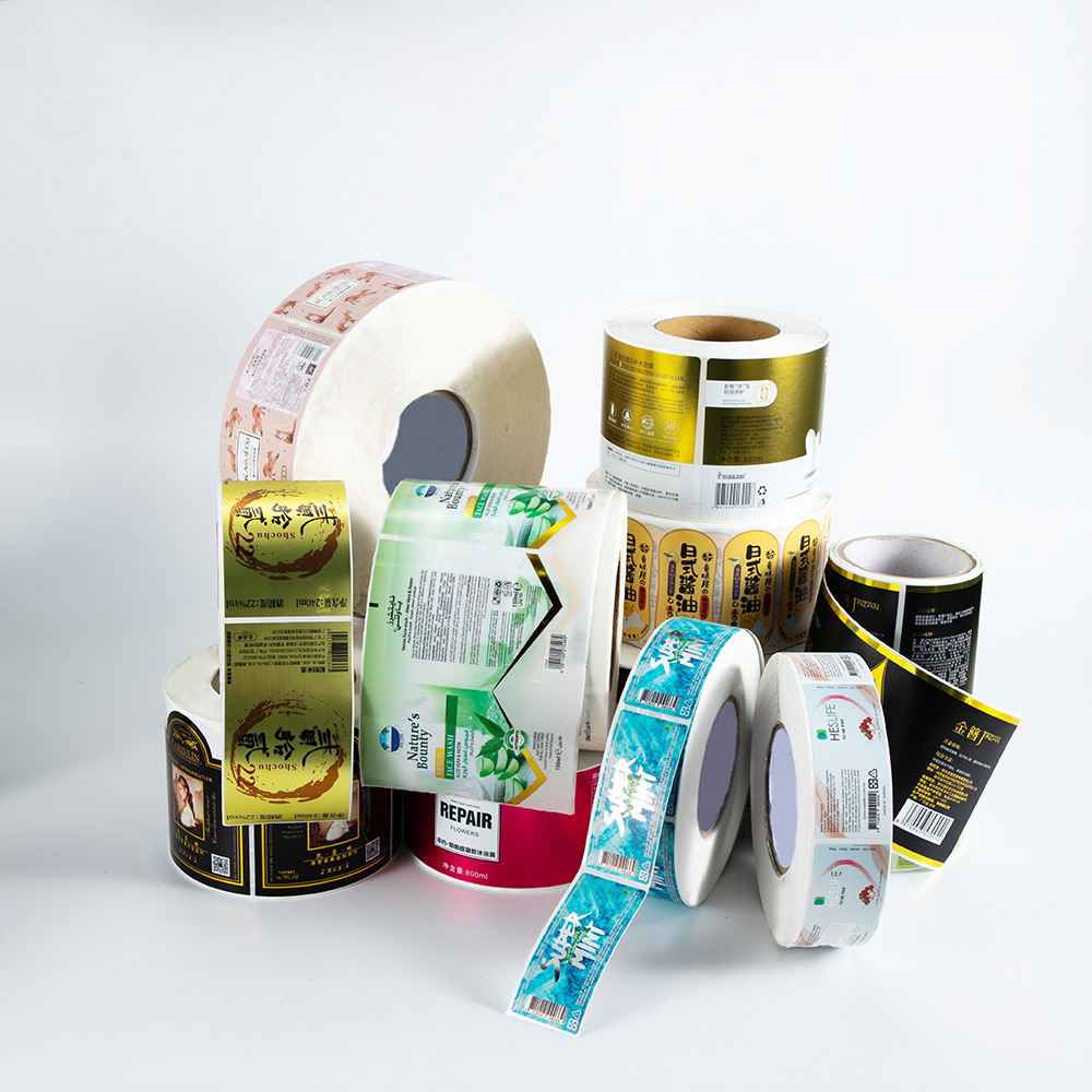 Silver silver transparent non -dry glue label customized trademark…