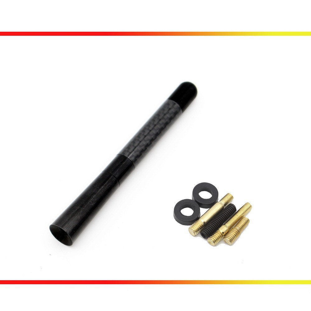 Car Antenna, Signal Carbon Fiber Antenna, Car Radio Antenna, Metal Aluminum Receiving Antenna, Modification Accessories