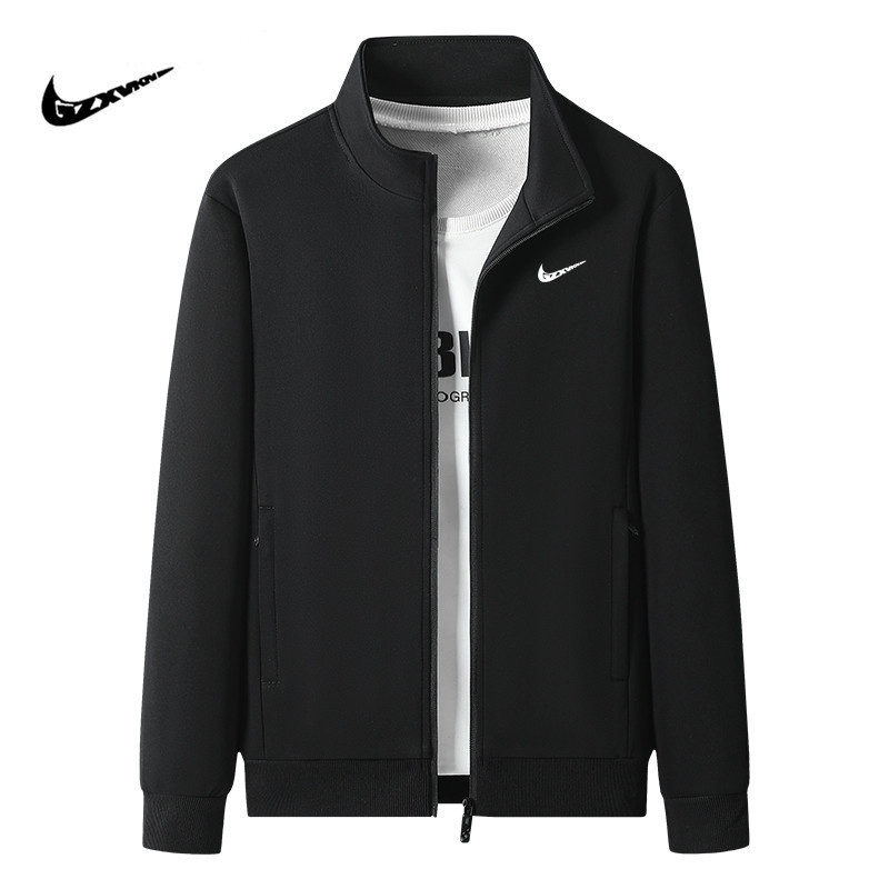 Men's Autumn New Cotton Cardigan Stand Collar Sweatshirt Simple Versatile Sports Casual High-Quality Autumn Wear Men's Autumn New Cotton Cardigan Stand Collar Sweatshirt Simple Versatile Sports Casual High-Quality Autumn Wear