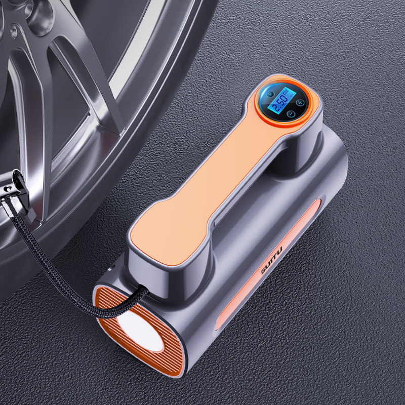 Car air pump, wired and wireless smart car tire inflator, digital 12V convenient tire inflator