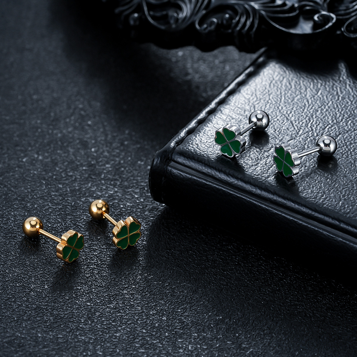 Minimalist Men's Stud Earrings In Stainless Steel For Daily Wear_voghion.com