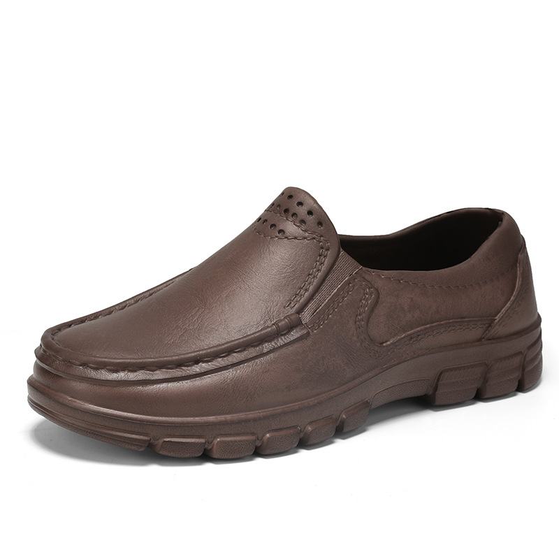 Grandes zapatos de cocinero de hotel transfronterizo antideslizante a prueba de aceite zapatos de cocina de hombre zapatos de cocina de pie bajo image 6