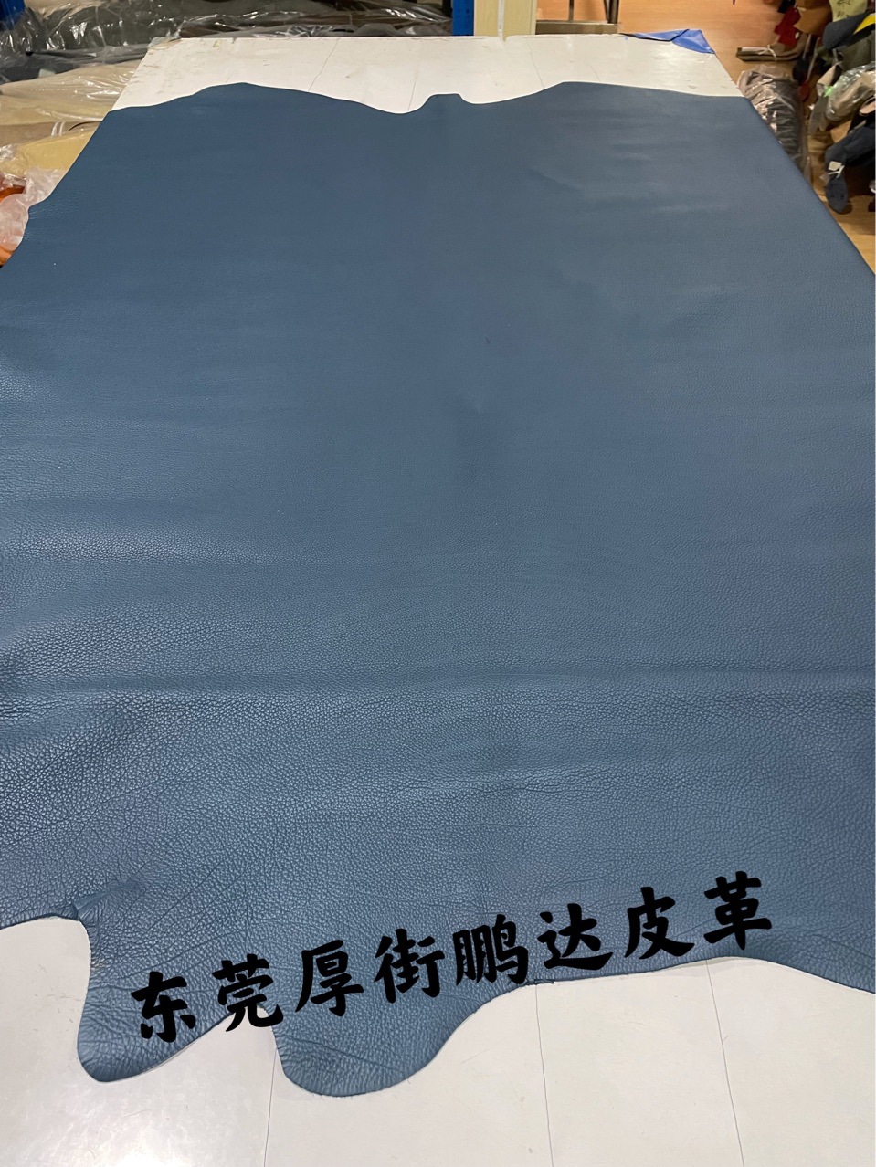 A家原版皮料 進口頭層牛皮荔枝纹灰色现货供应 欢迎选购