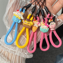 手机挂绳短款指环绳卡通可爱创意U盘钥匙挂饰手机防丢绳挂手指绳