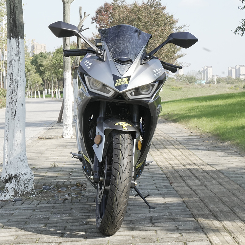 Motocicleta Coche deportivo R3 carreras de imitación Motocicleta refrigerada por aire de 6 velocidades National IV EFI Street Car Road Big Race se puede licar
