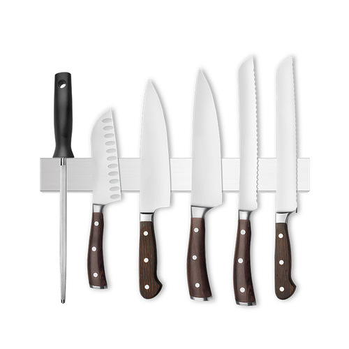 304 stainless steel magnet magnetic knife holder kitchen punch-free knife storage kitchen knife storage rack magnetic knife holder
