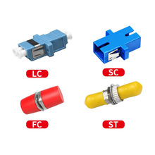 SC-SC電信級光纖法蘭耦合器LC-LC光纖雙工適配器連接頭對接器