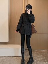 冬装棉服收腰棉袄女短款2025年新款百搭小个子显瘦外套休闲款