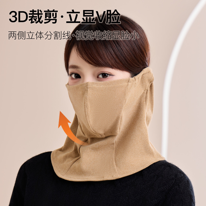 2025保暖口罩女冬季防寒面罩男加绒遮脸骑行防风高颜值显脸小脸罩|undefined