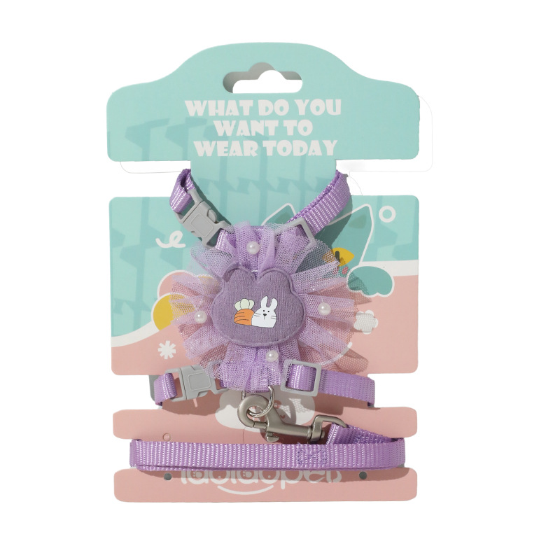 Gato caminar cuerda anti-rotura especial en forma de I gato correa de pecho de nylon ajustable gato mascota cuerda de tracción