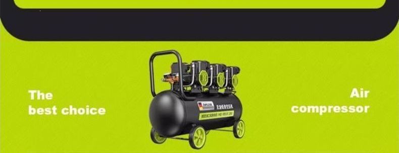 Oil-free low-noise air compressor, small 220v high-power air compressor for woodworking and high-pressure painting, in stock