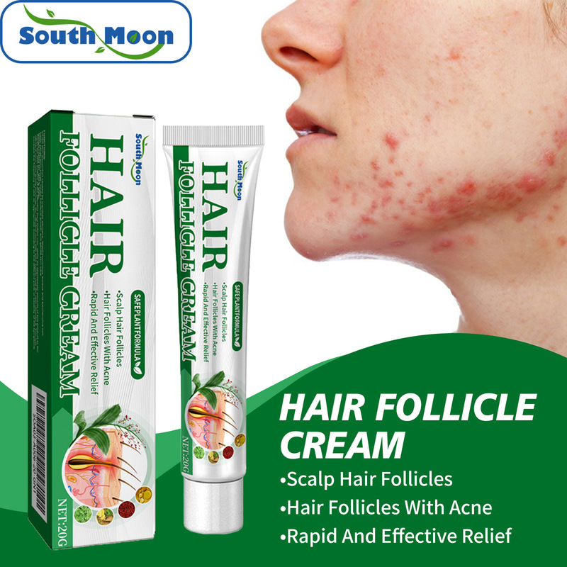South Moon Skin Care Hair Follicle Cream for Back, Face, and Head Acne Hair Follicle Cleansing Skin Care