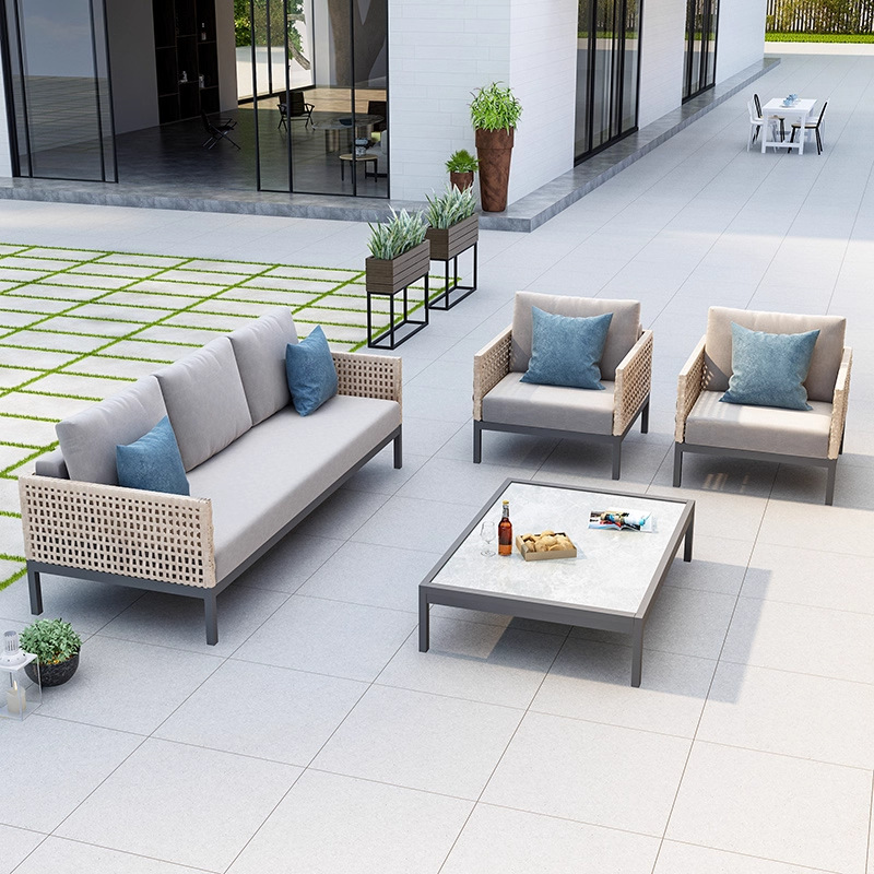 Sofá al aire libre Patio Hotel Villa al aire libre Jardín al aire libre Residencia Ventas Ocio Terraza Muebles de diseño