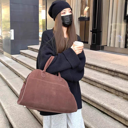 2025 Autumn Retro Lazy Style V-Neck Cardigan Open Outerwear for Women Loose Feeling Coffee Color Medium Length Knit Cardigan