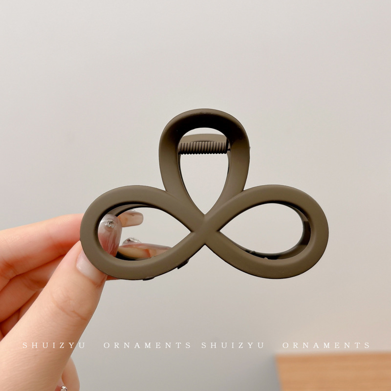 Clip de agarre, gran cantidad de cabello, horquilla esmerilada, horquilla simple, horquilla de tiburón, nuevo y exquisito tocado de alta gama, horquilla femenina