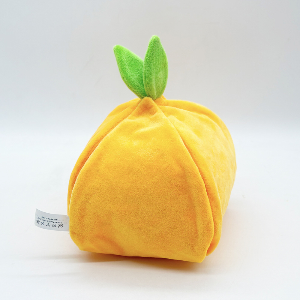 Juguetes de mascotas transfronterizos naranja BB llamado sonido juguetes de peluche para perros juguetes interactivos para aliviar el aburrimiento de la comida escondida