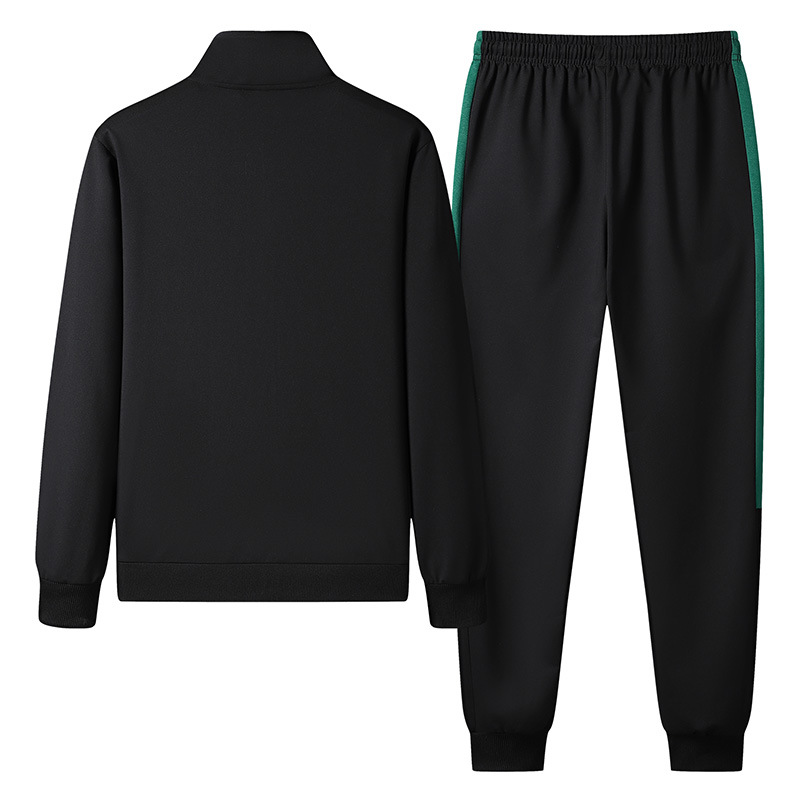 2023 spring and autumn men's new casual sports suit youth fashion stand collar cardigan two-piece jacket men