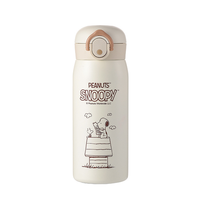 【公式正規品】snoopyスヌーピー316ステンレス保温保冷カップ韓国版清新文芸|undefined