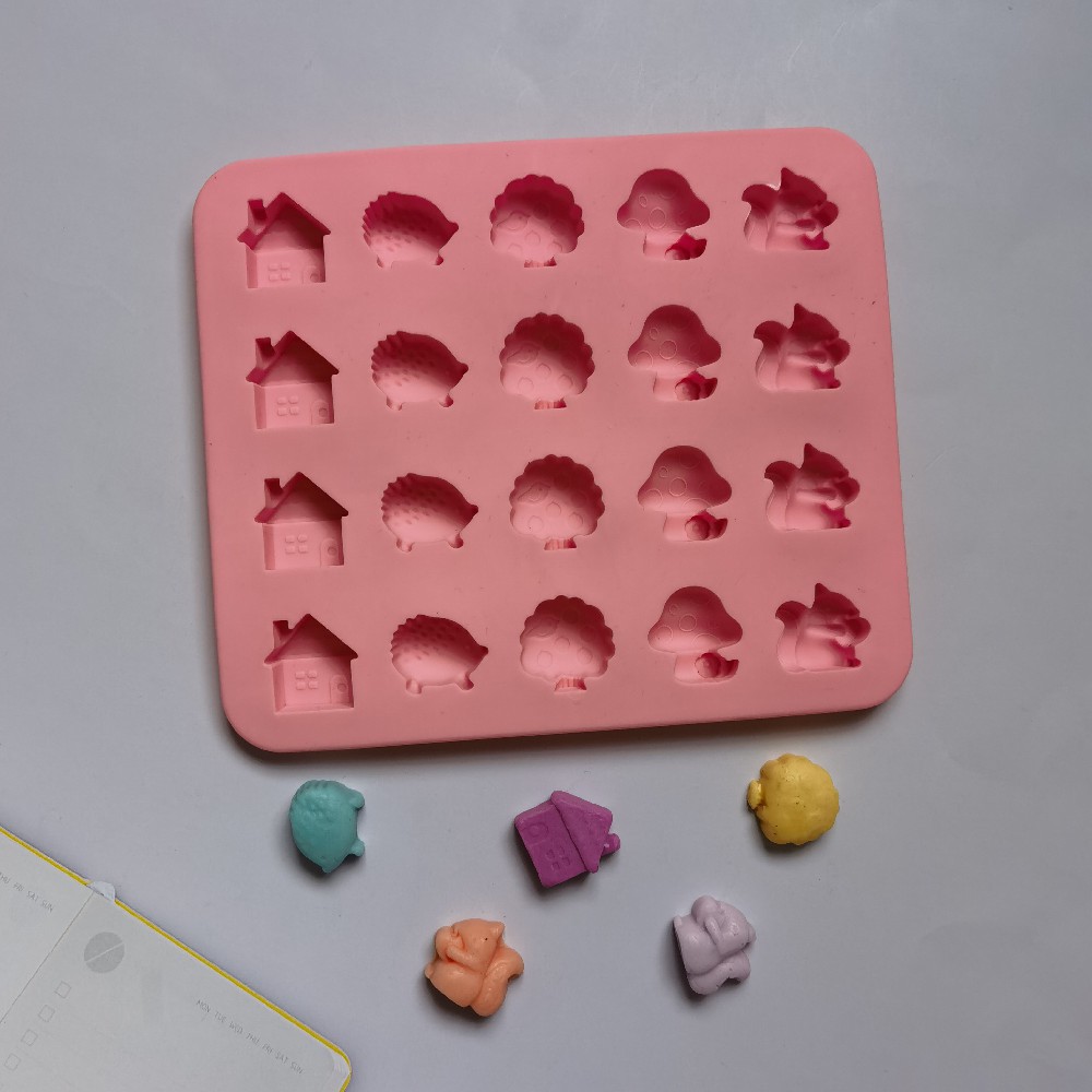 222 molde de silicona para pastel helado pudín molde de postre para jabón y utensilios de cocina