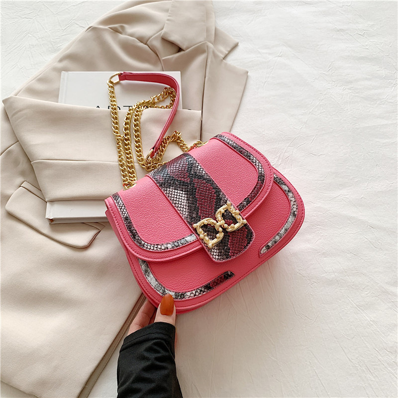 2023 New Hot Selling Trend Women's Bag Snake Skin Crossbody Bag Women's Bag Small Bag Women's Shoulder Bag_voghion.com