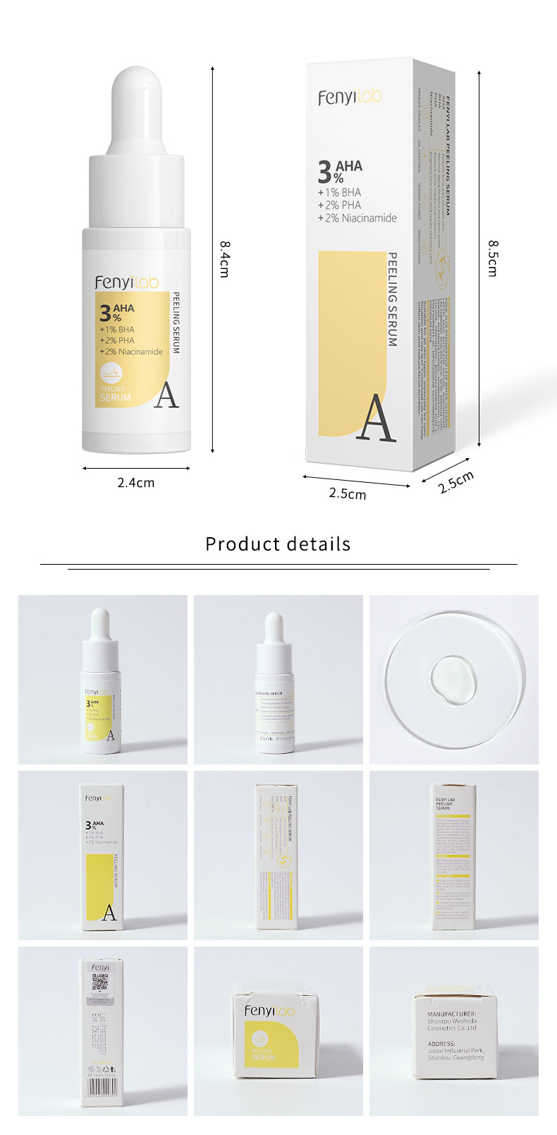 FENYI LAB Triacid Essence 17ml Facial Care Moisturizing and Hydrating Cross-border Skin Care Product undefined
