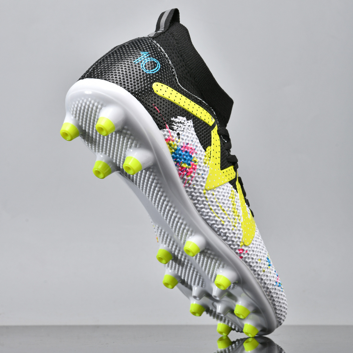 ShoeGlobe Scarpe da calcio transfrontaliere AG lunghe TF con punte rotte alte per uomo e donna, vendita diretta all'ingrosso_voghion.com