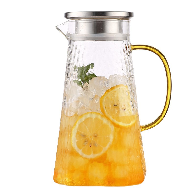 martillo japonés de alto boro tetera de vidrio tetera de té resistente al calor tetera de agua fría de gran capacidad tetera de jugo tetera de té doméstica
