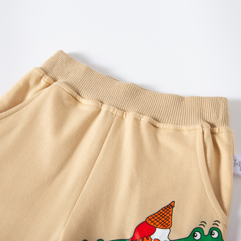 2024 Nuevo estilo coreano ropa para niños verano dinosaurio tridimensional pantalones para niños bebé quinto Pantalones cortos para niños entrega de moda image 5