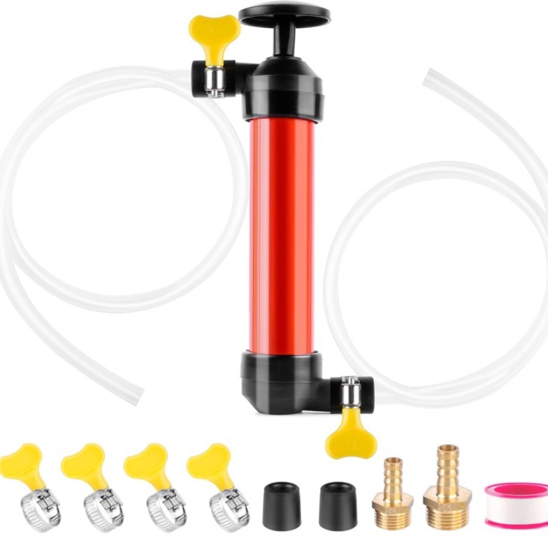 Cross-Border Thickened Tube Car Oil Pump Oil Extractor Manual Siphon Pump Rv Self-Driving Oil Pump Pump