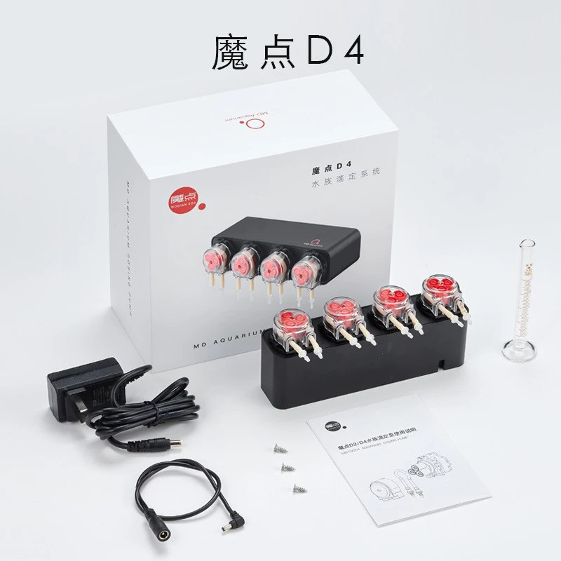 Magic Point d2d4 насос для титрования воды 2 Головка 4 Головка морской цилиндр перистальтический насос Система титрования травяного цилиндра APP Автоматическое добавление жидких удобрений