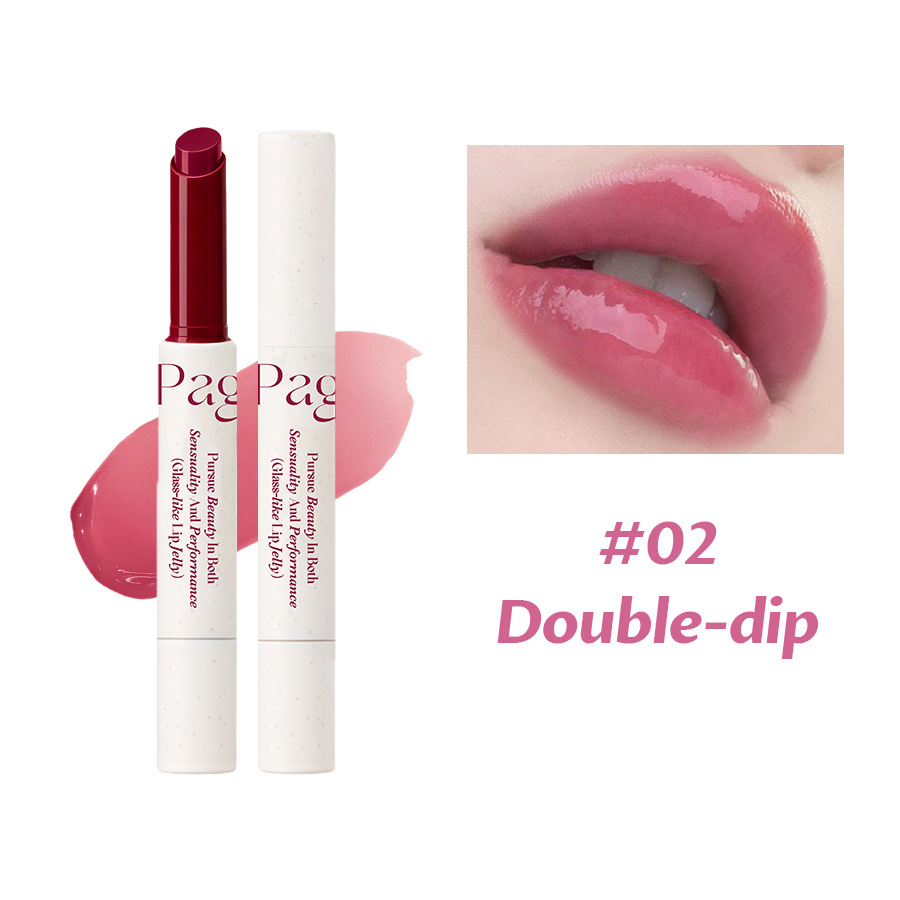 Cross-border PAGE VINE Lipstick transparente con brillo de agua, labios brillantes, maquillaje perlado, no es fácil de descolorar y blanquear. image 7