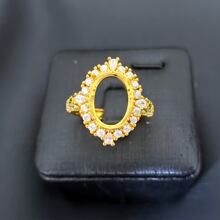 �p�ݕr��K�S��ɫ�925�y���н�ָ ����10x14mm צ�ǶDIY���
