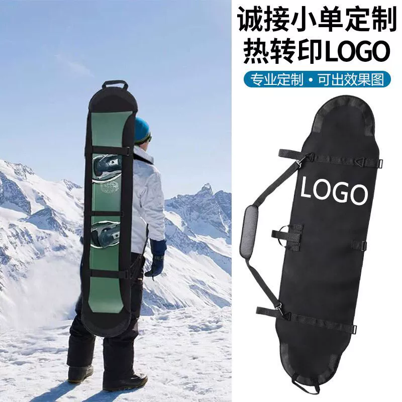 Лыжная сумка шпон защитный чехол водонепроницаемая износостойкая лыжная сумка двойной спинка сноуборд сумка пельмени шкура шпон сумка