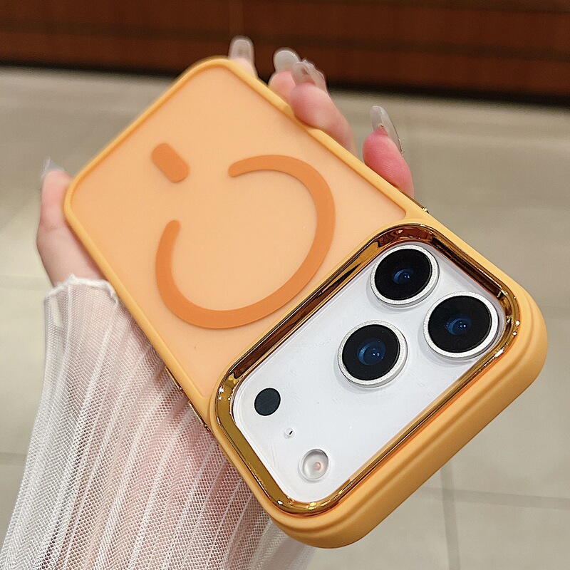 苹果17promax肤感磁吸手机壳iPhone16磨砂15半透14大孔防摔保护套|undefined