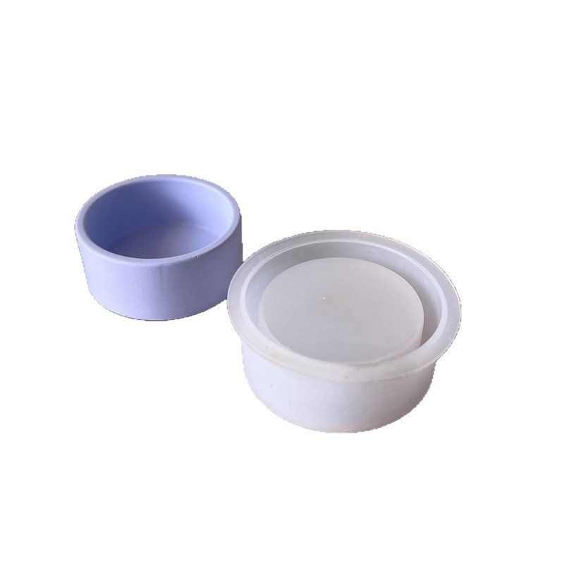 圆形光面茶灯硅胶模具茶灯烛台支架石膏滴胶模具|undefined