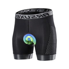 Cycling pants outdoor cycling sports breathable quick-drying mesh stitching high elastic sponge pad cycling underwear for men U06