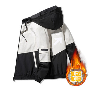 Autumn and Winter Main Push Explosion Running Arrow fleece-lined Jacket Fashion Popular Personality Young Jacket