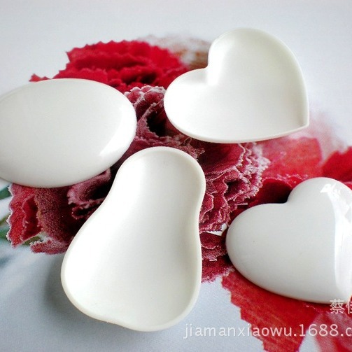 Bricolaje hecho a mano en forma de pera redonda en forma de corazón joyería hebilla macaron monedero material accesorios hebilla de plástico Embrión