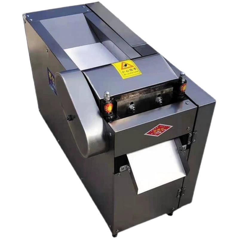 Fully automatic medicinal material slicing machine and thick wild material cut section slicing machine commercial material mulberry cutting machine small direct sales