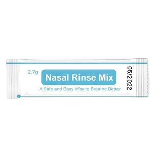 2.7/4.5g 20/40/100 Pack PE Bag Boxed Pure English Nasal Wash Salt Nasal Wash Salt
