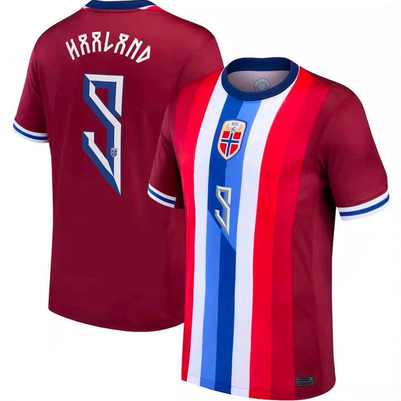 2425 National Team Football Uniforms Argentina Brazil Germany France Spain Italy Portugal Thai Version Jersey