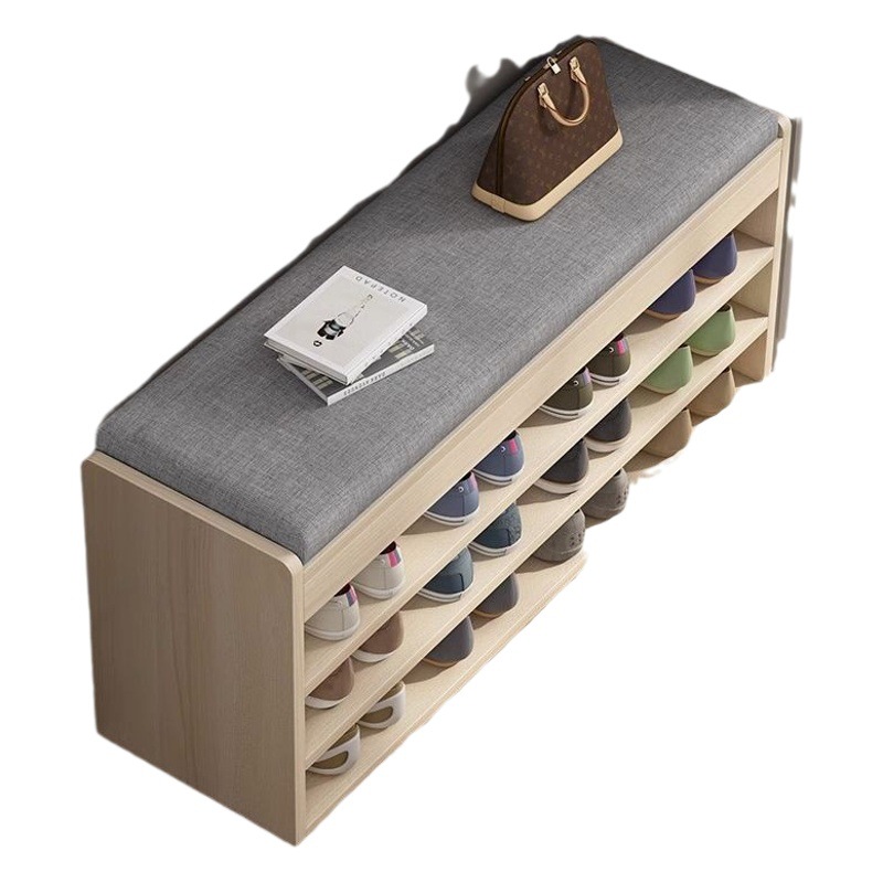 Luz de lujo Internet celebridad puerta del gabinete del zapato gabinete entrada del Hogar Cambio de zapatos taburete entrada moderna simple nuevo popular Gran capacidad