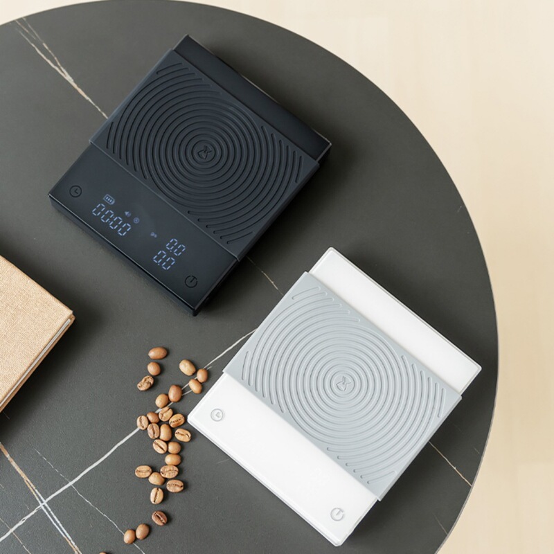 Taimo Black Mirror Basic2 Coffee Electronic Scale, Special for Italian Hand Brewing Equipment, Coffee Bean Gram Weighing and Timing