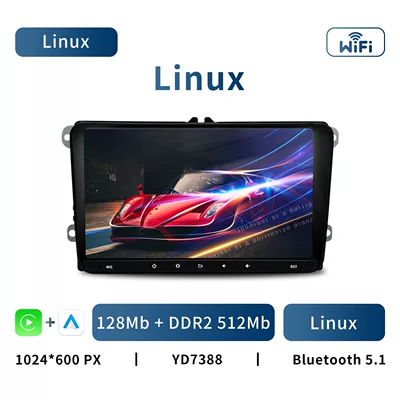 Suitable for Volkswagen Tiguan Polo 6R Touch Model 9inch Android Carplay Car Navigation Central Control All-In-One Machine (DVD Navigation) - linux-system-9inch