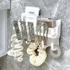 Bathroom hairpin storage wall hanging hairpin storage artifact hair ring storage rack wall hanging head rope storage box