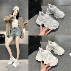 9950-76爆款老爹鞋女2025秋季透气百搭老爹鞋学生运动休闲鞋